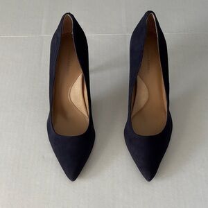 Banana Republic Navy Suede Heels